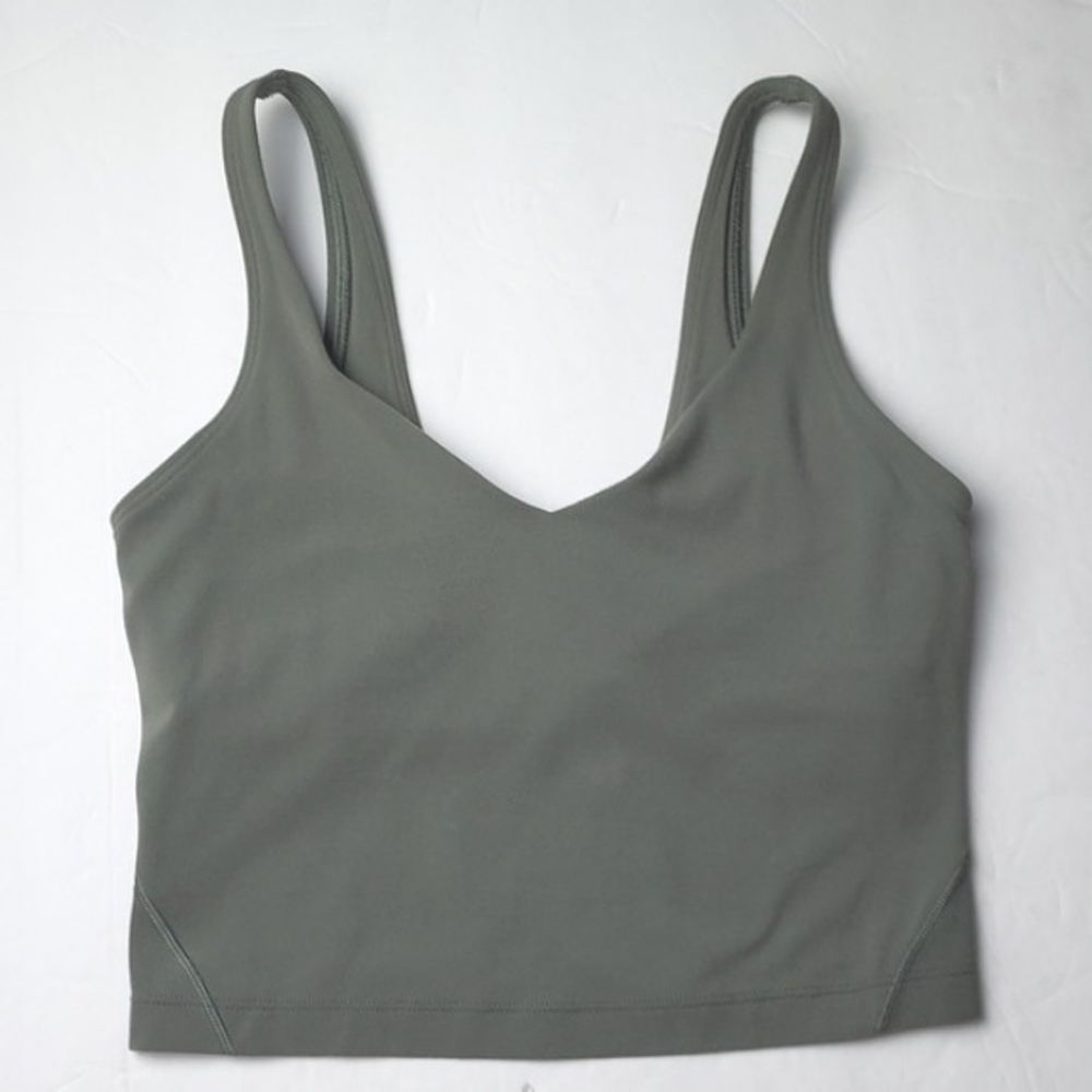 Lululemon Align Tank Grey Sage Size 2 Nulu Buttery Soft Yoga Top